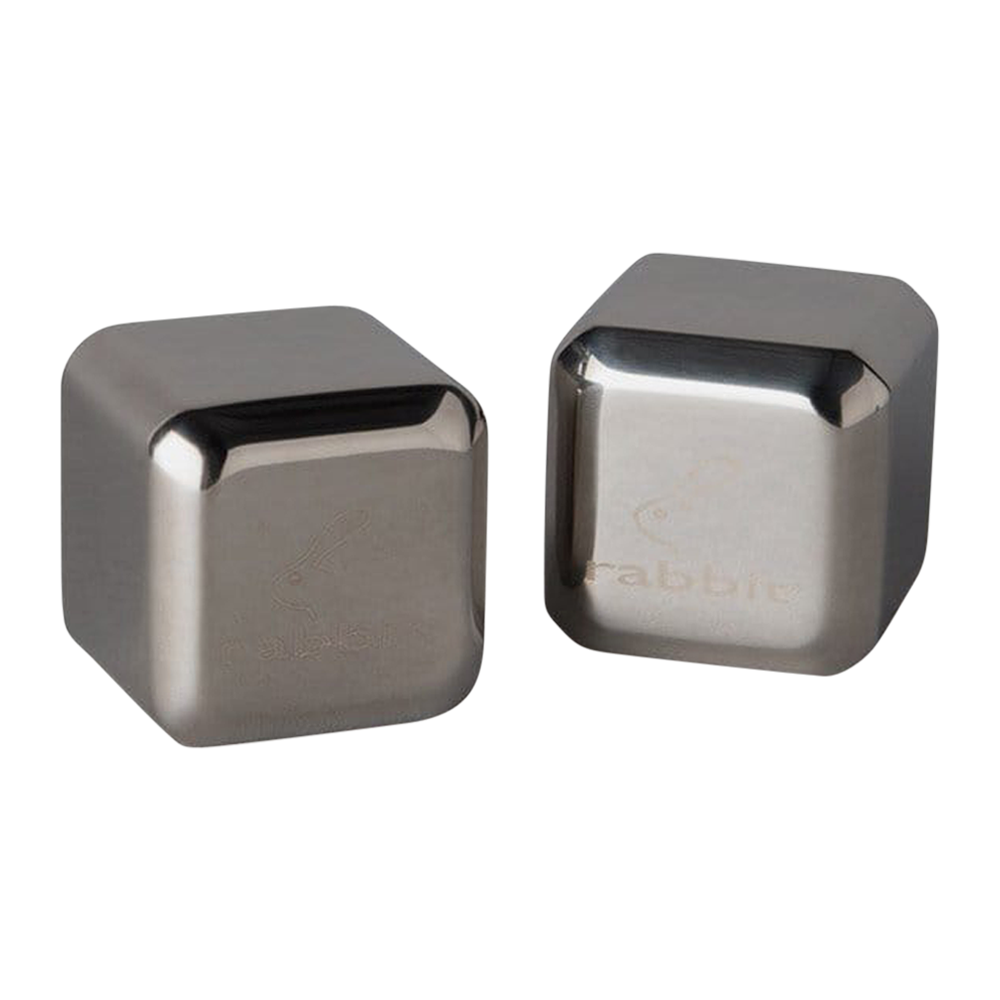 Jumbo Stainless Steel Ice Cubes (Set of 2) 4