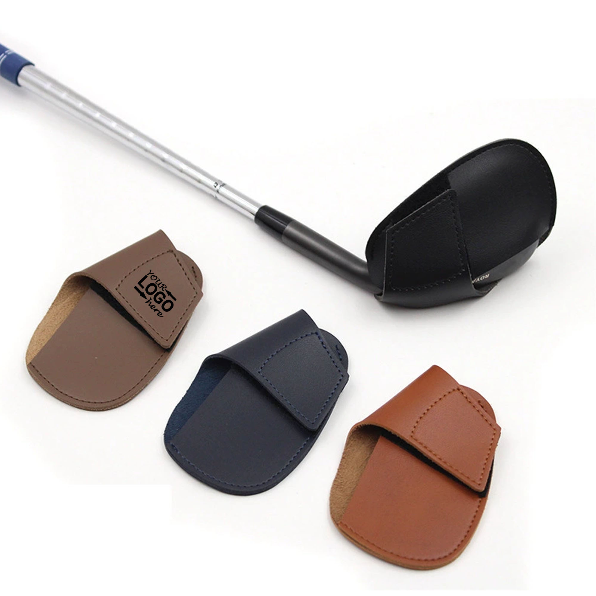 Golf Club PU Head Cover 3