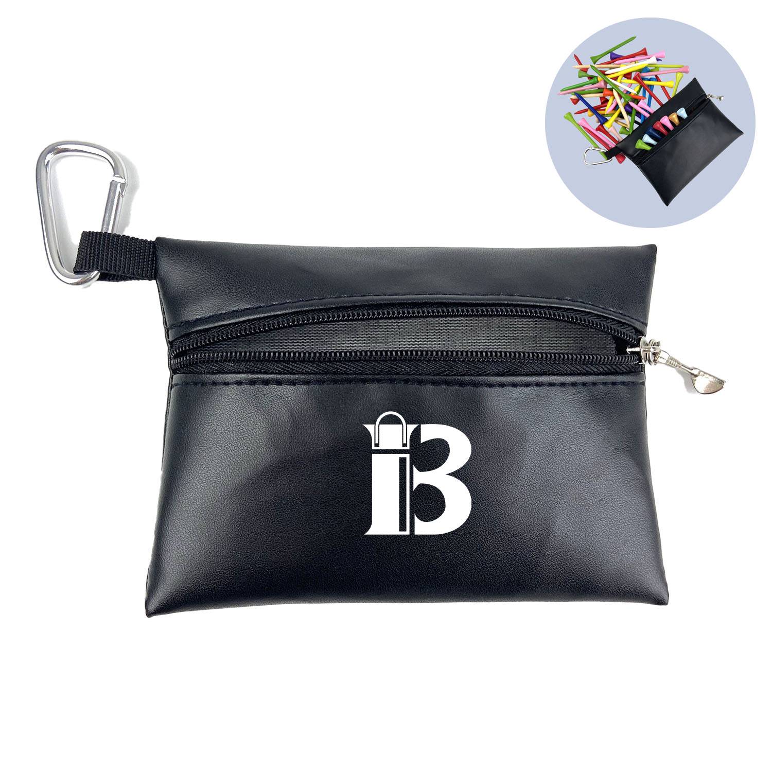 PU Golf Tee Bag 1