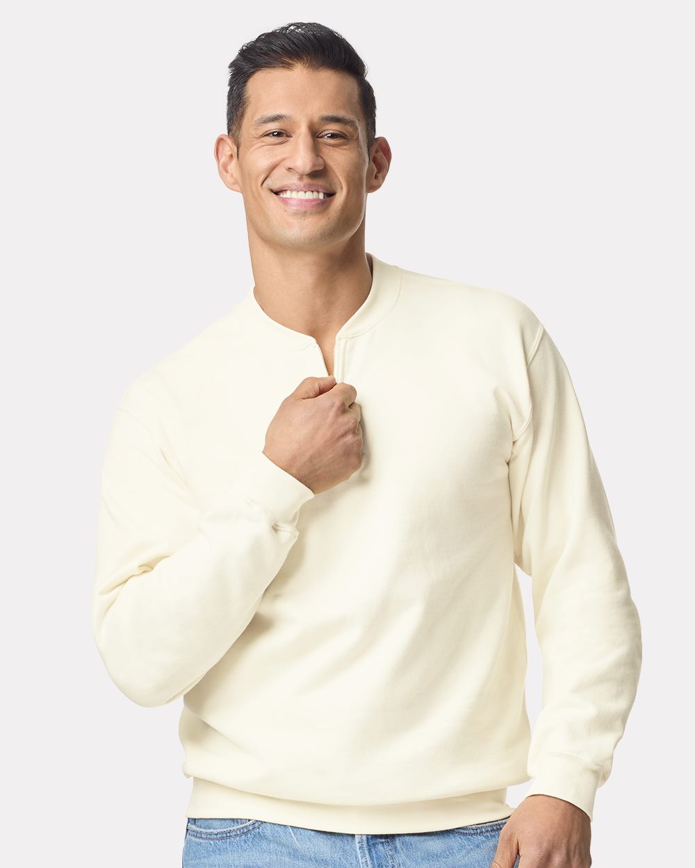 Softstyle Midweight 1/4 Zip Sweatshirt