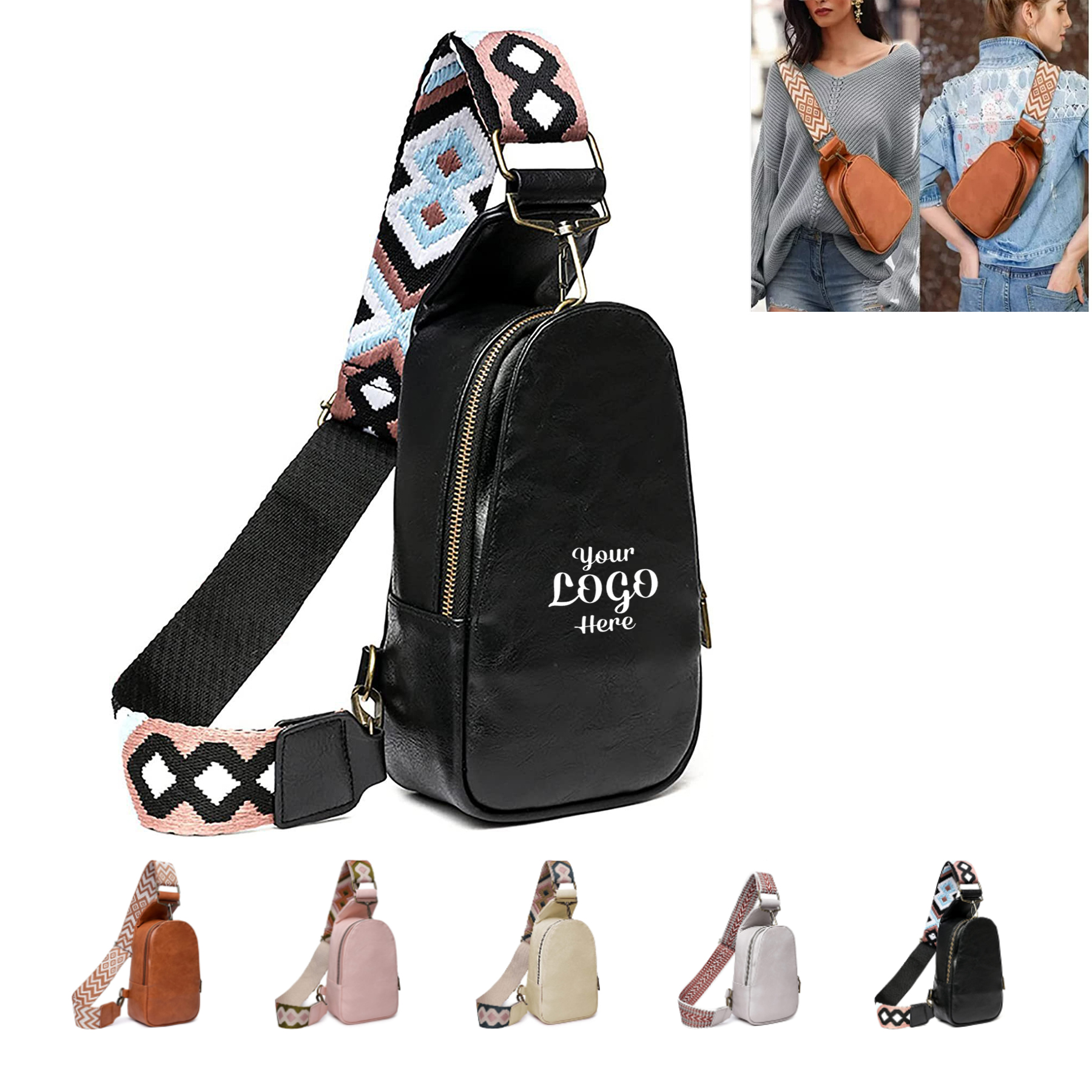 Pu Crossbody Sling Bag 3