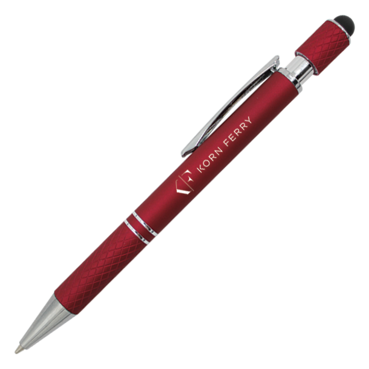 Halcyon® Executive Metal Spin Top Pen with Stylus 6