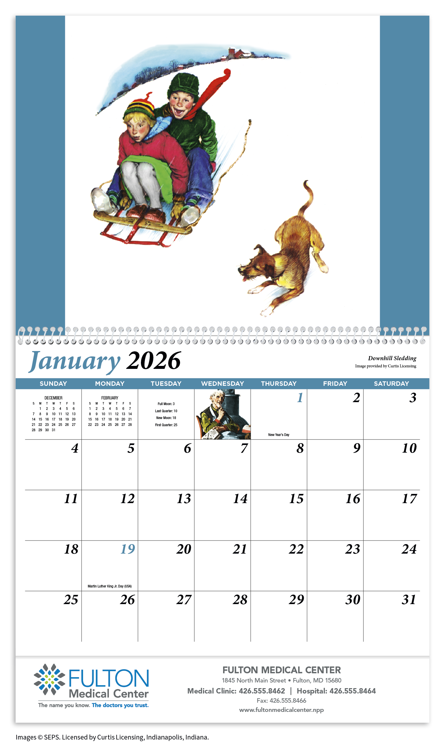 HotLine® Products Rockwell Pharmacy Special Markets Calendar 40