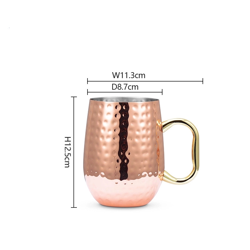 Custom 18 oz Stainless Steel Moscow Mule Mug 3