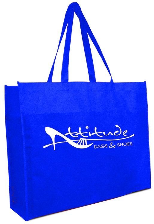 Non Woven Jumbo Shopping Tote Bag- 20"x16"x6"