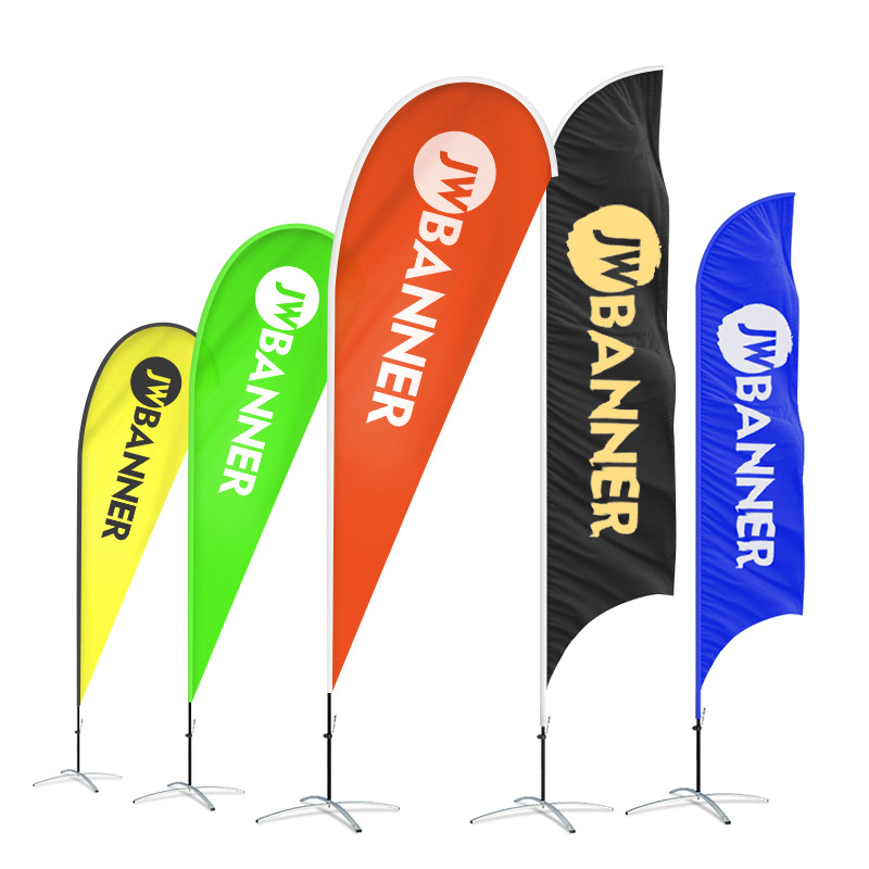 Knife-Shaped Beach Flag Advertising Flag 1