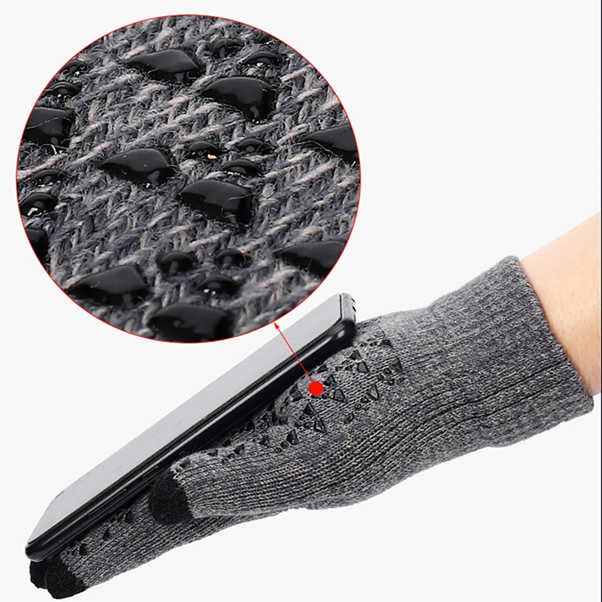 In Stock Touch Screen Texting Warm Therma Gloves 6