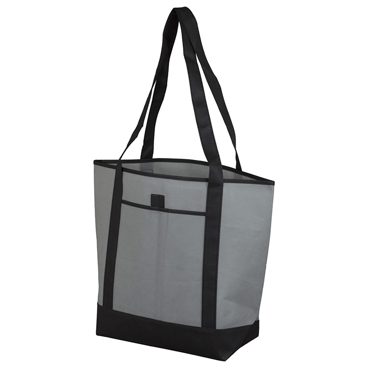 17-1/2"W x 13-1/2"H x 6"Gusset - "The CITY" Convention, Corporate, Travel and Beach Tote Bag 9