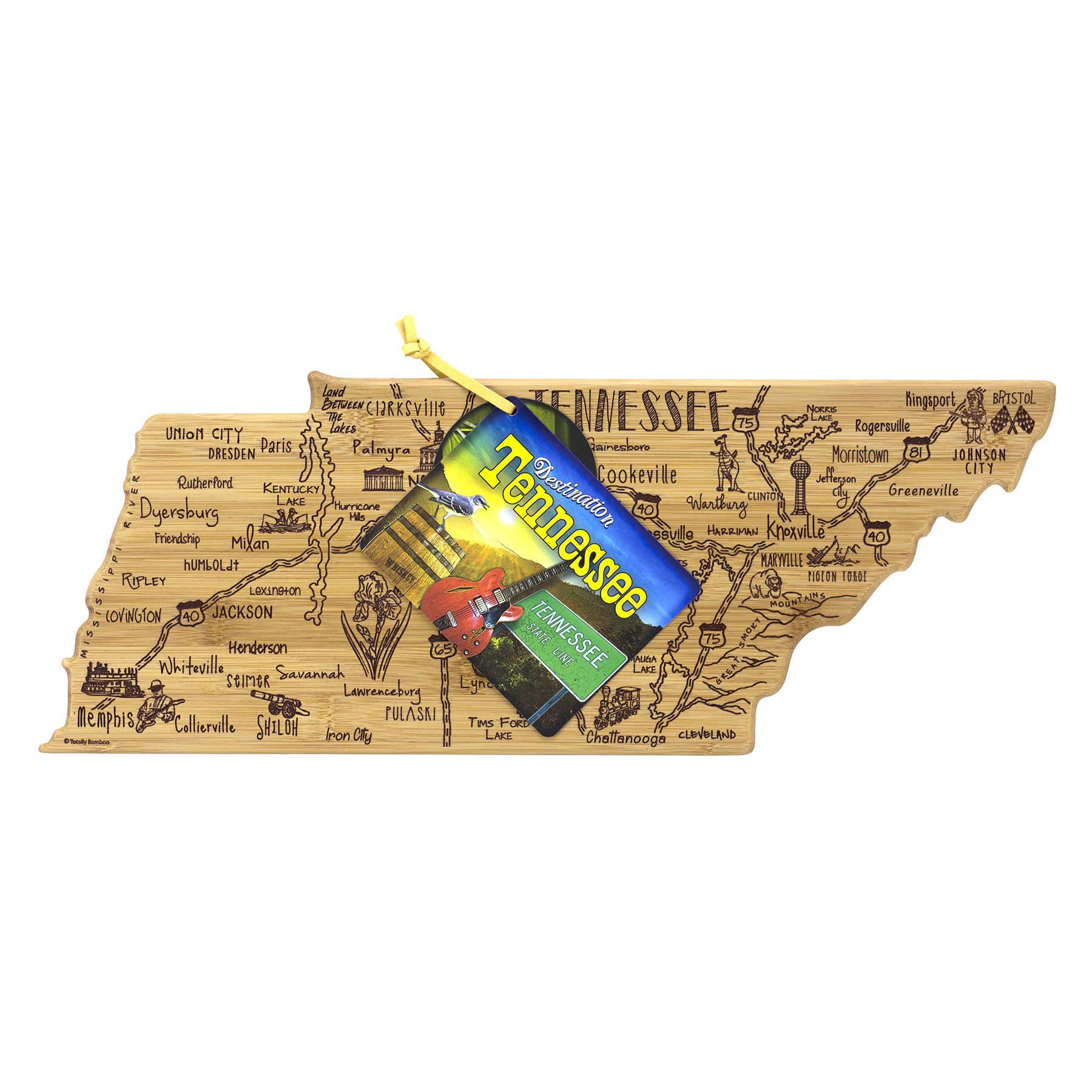Destination Tennessee Cutting & Serving Board 4