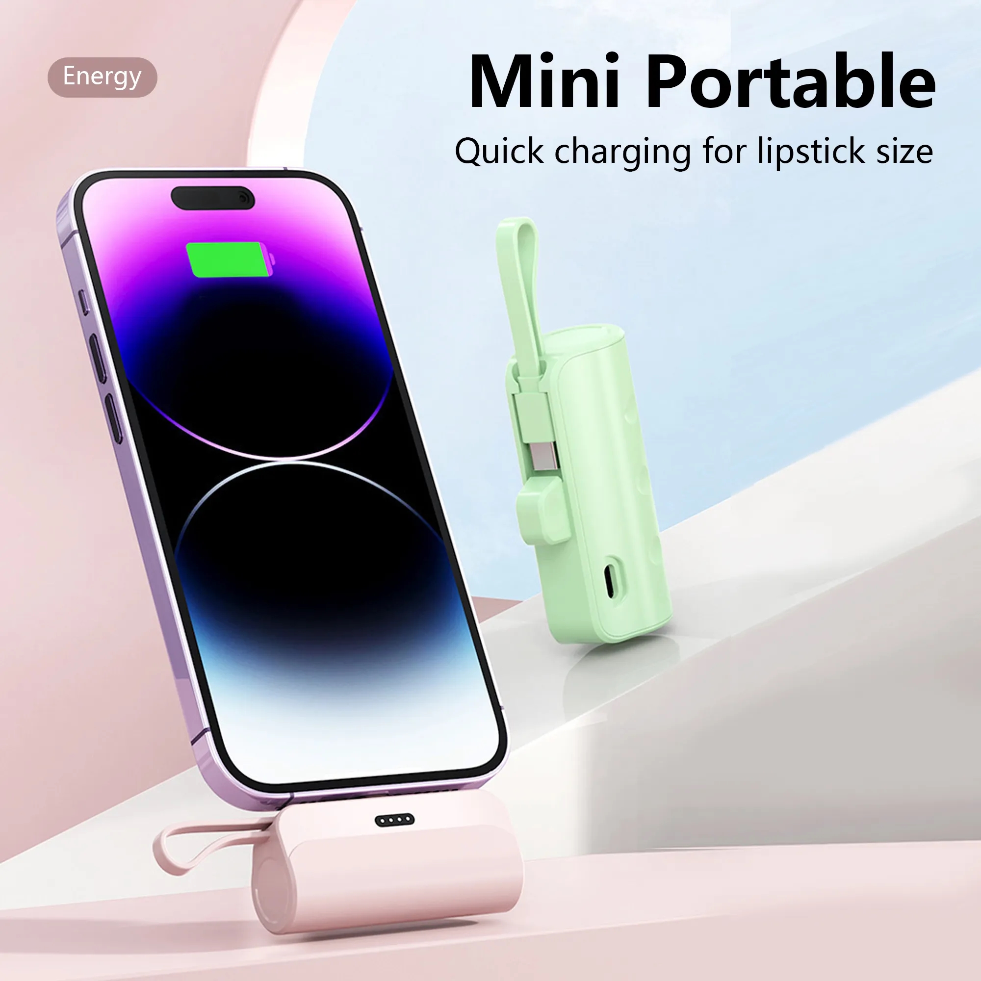 Dual Port Mini Portable Power Bank 2