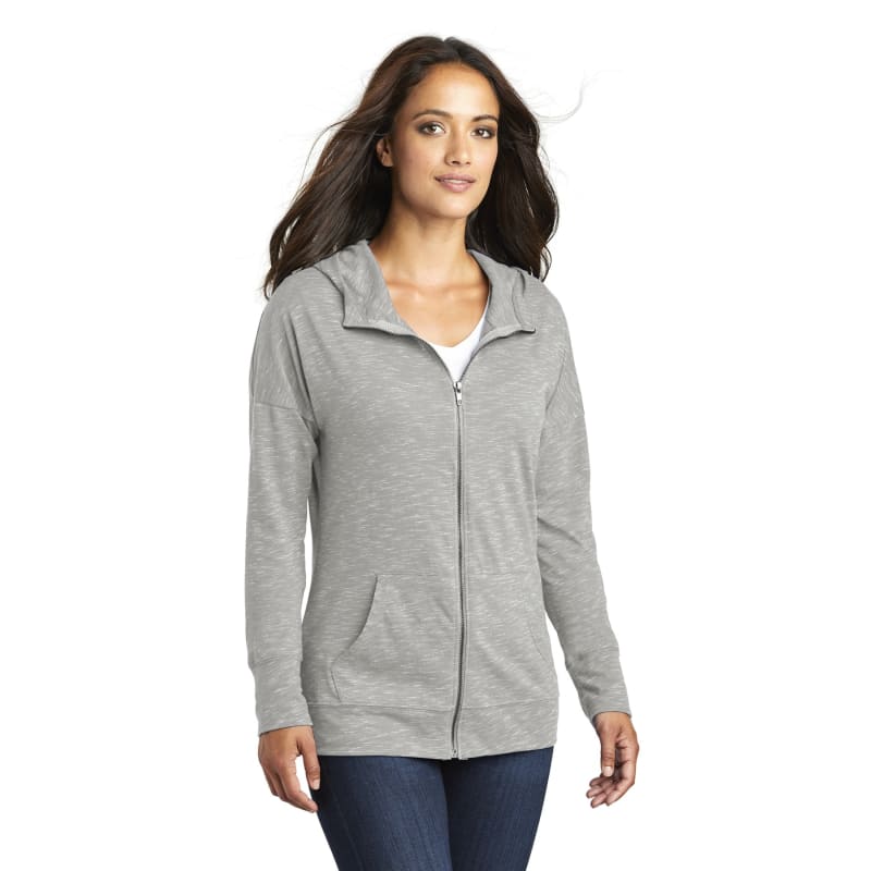 District Women's Medal Full-Zip Hoodie., custom hoodie or sweatshirt with logo imprint 4