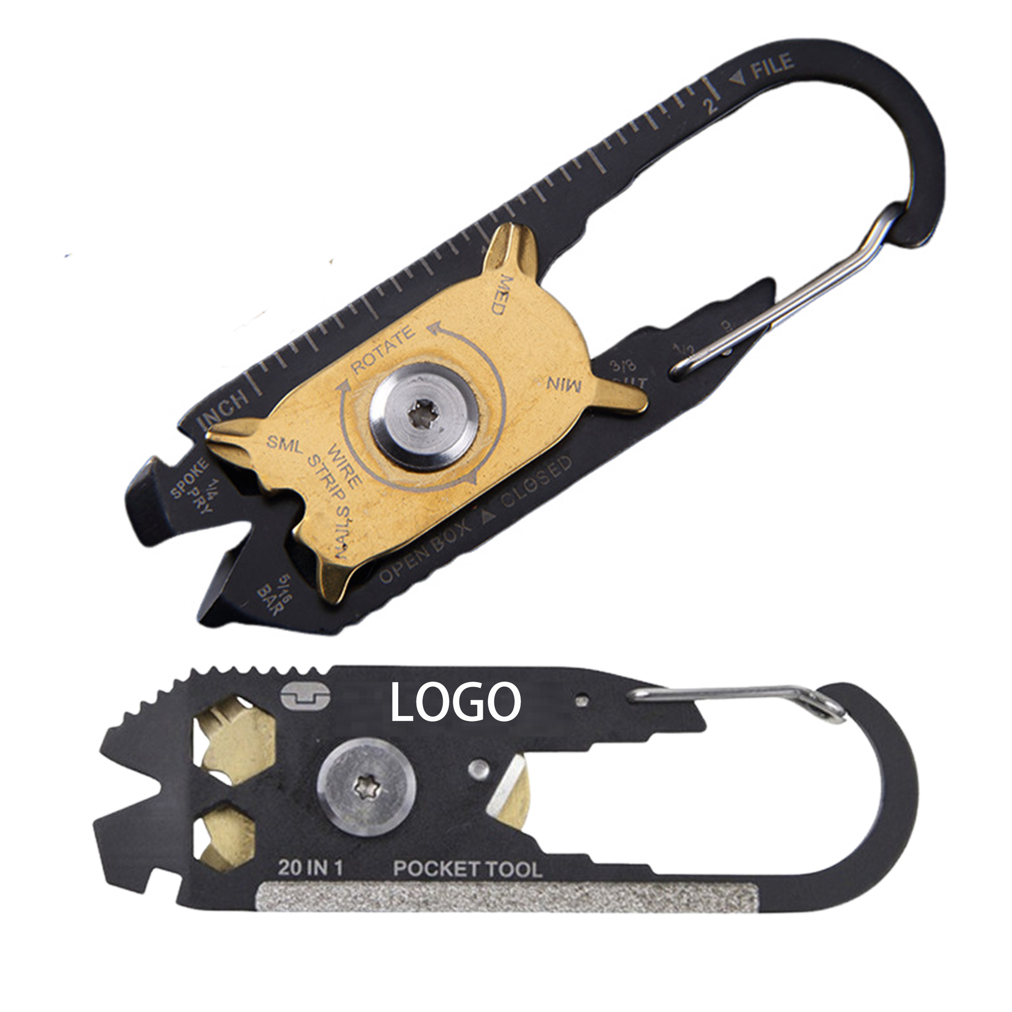 Outdoor 20 in 1 Tool Carabiner 3