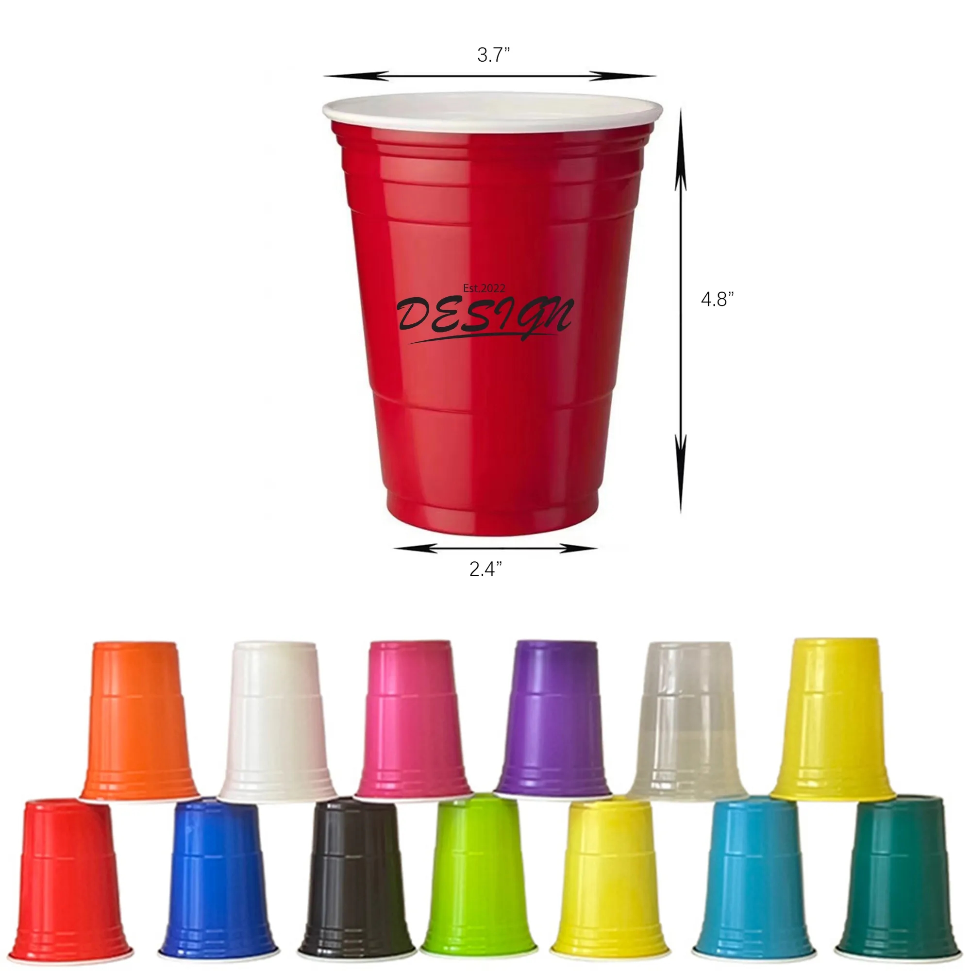 16oz Disposable Party Stadium Cup