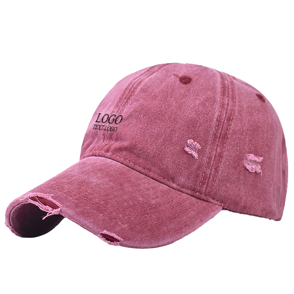 Ripped Distressed Custom Hat 6