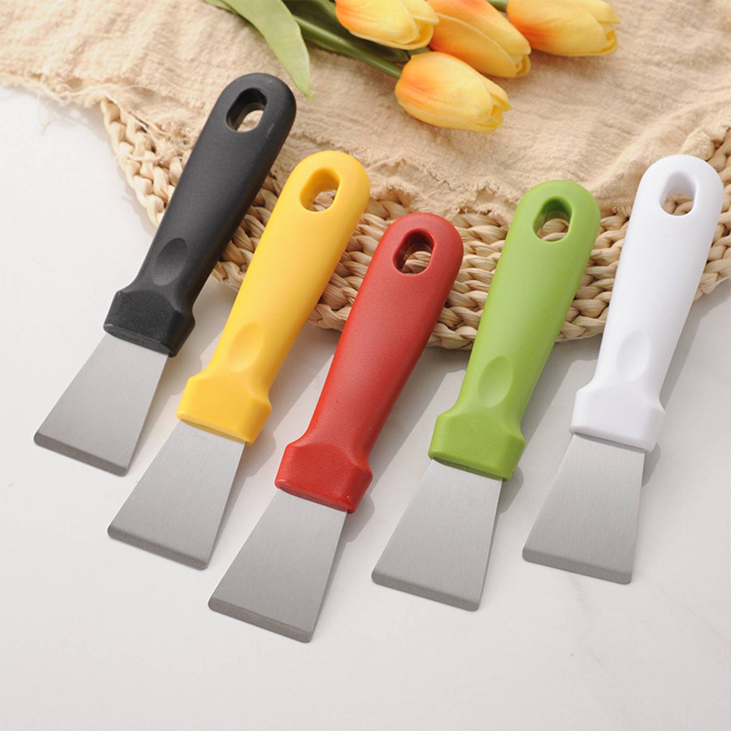Defrost Kitchen Grease Cleaning Stainless Steel Spatula 5