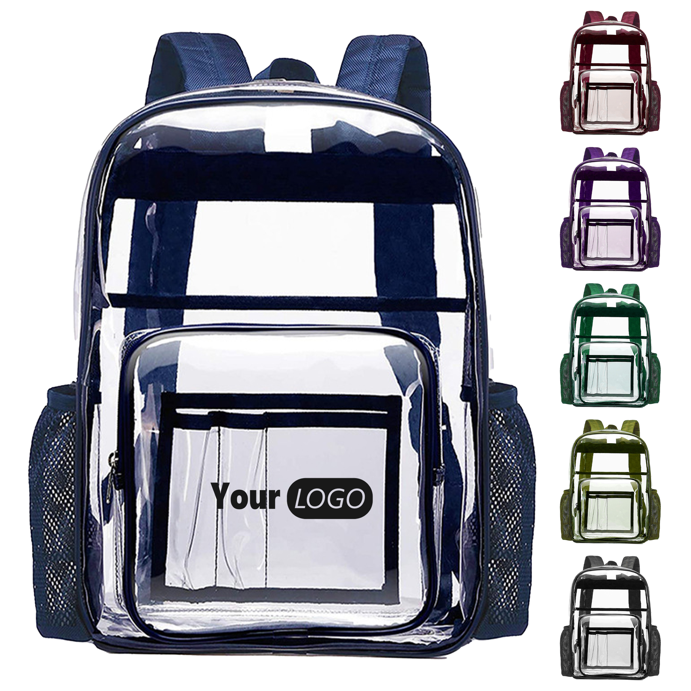 Pvc Durable Clear Backpack 4