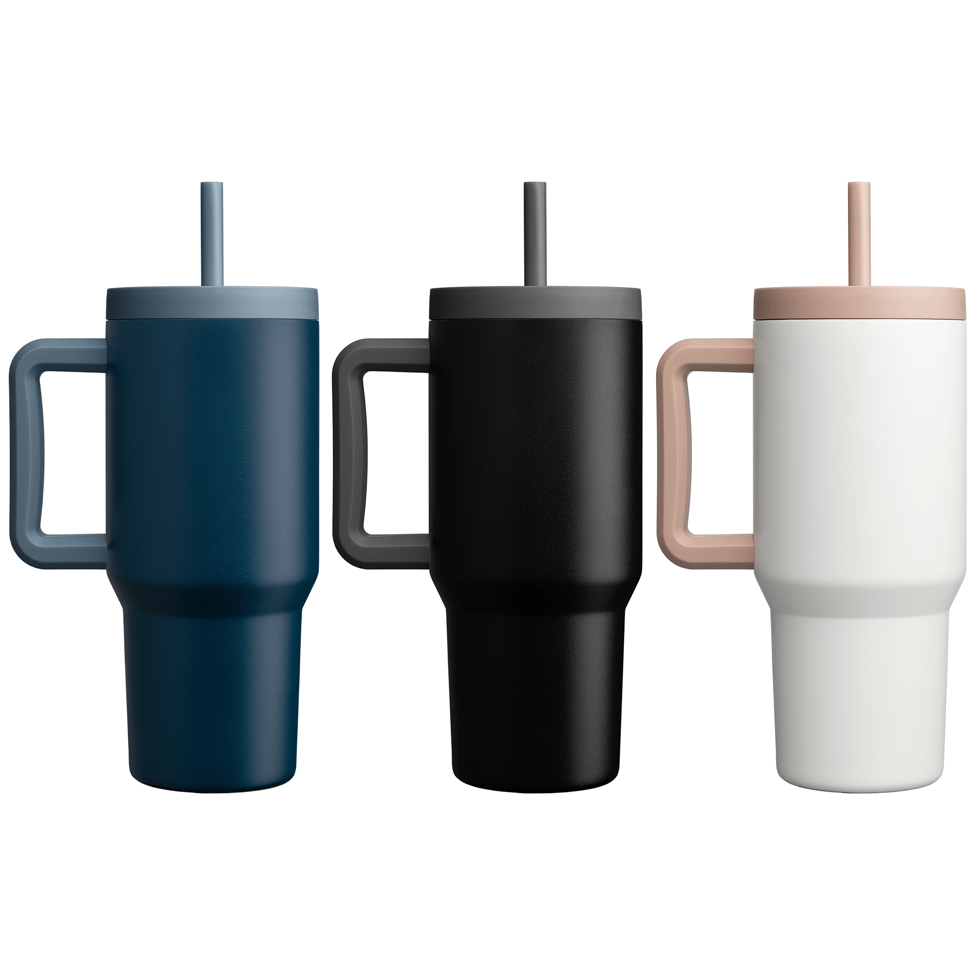 Grosche Aspen Stainless Steel Triple-Wall Insulated Straw Mug - 32oz 8