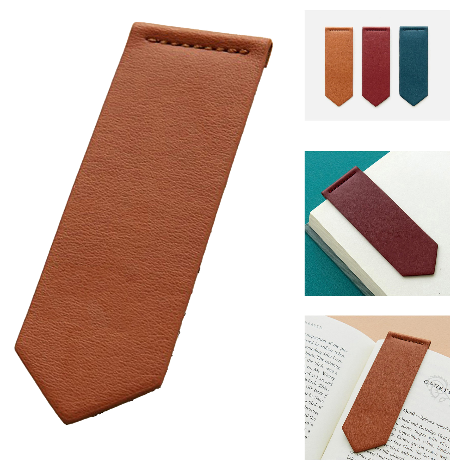 Personalized Custom Leather Bookmark