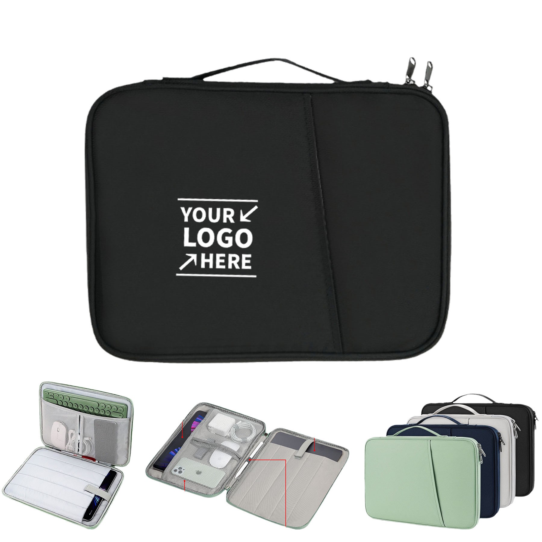 11Inch Waterproof Lightweight Slim Nylon Tablet Bag Pad 1
