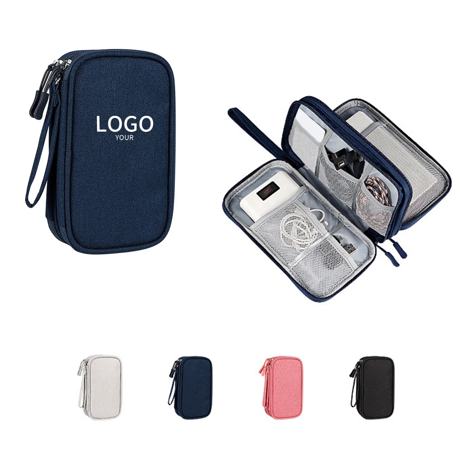 Multi-Functional Double-Layer Accessories Storage Bag 4