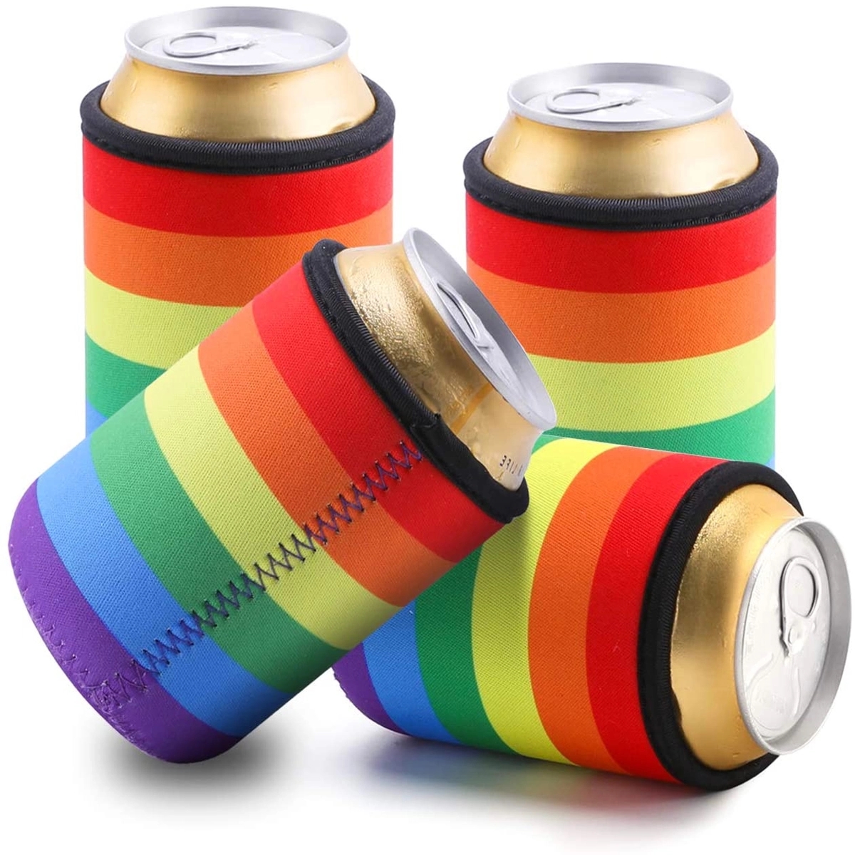 Insulated Rainbow Beer Can Sleeve 5