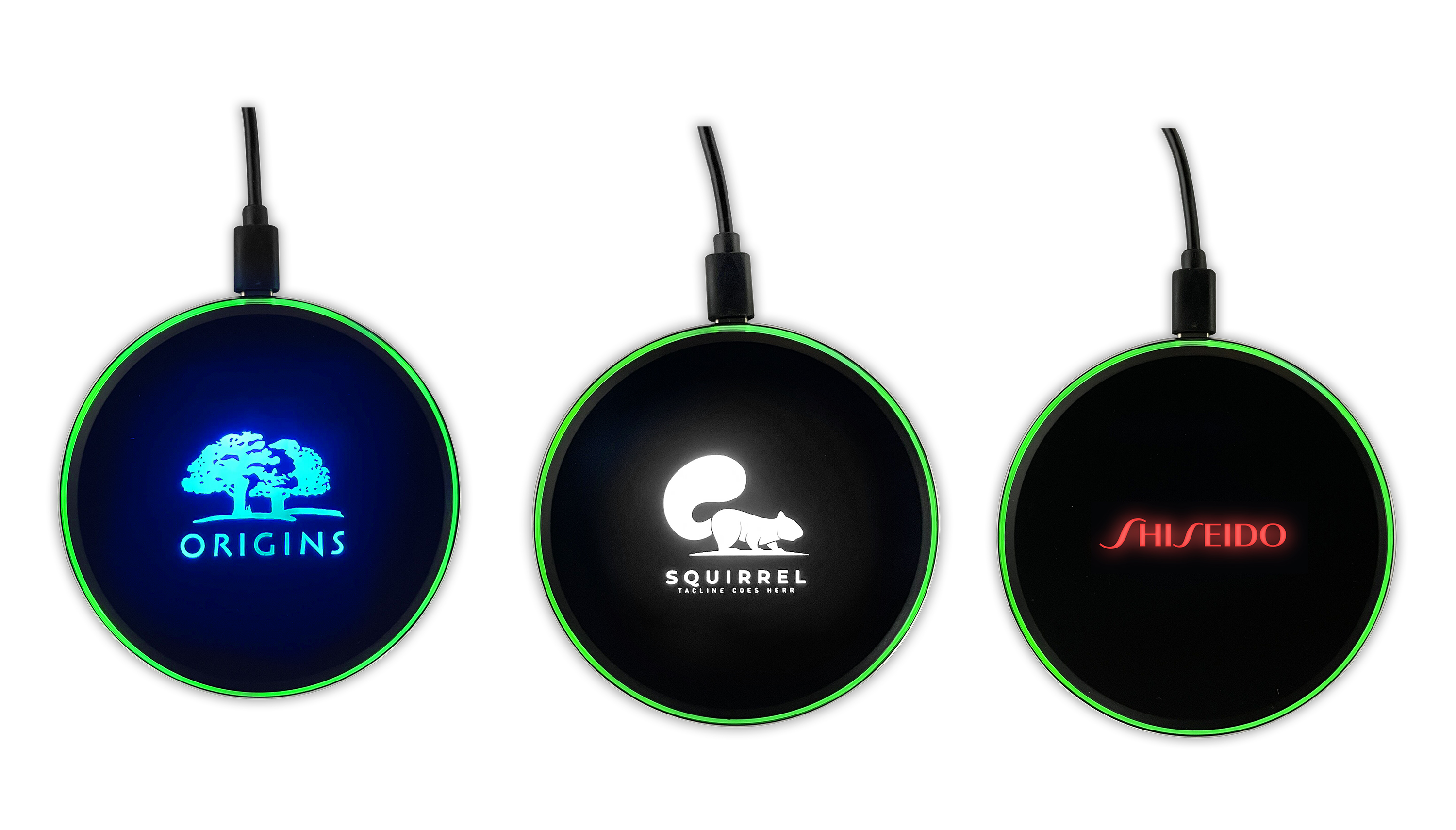 Light up wireless charger