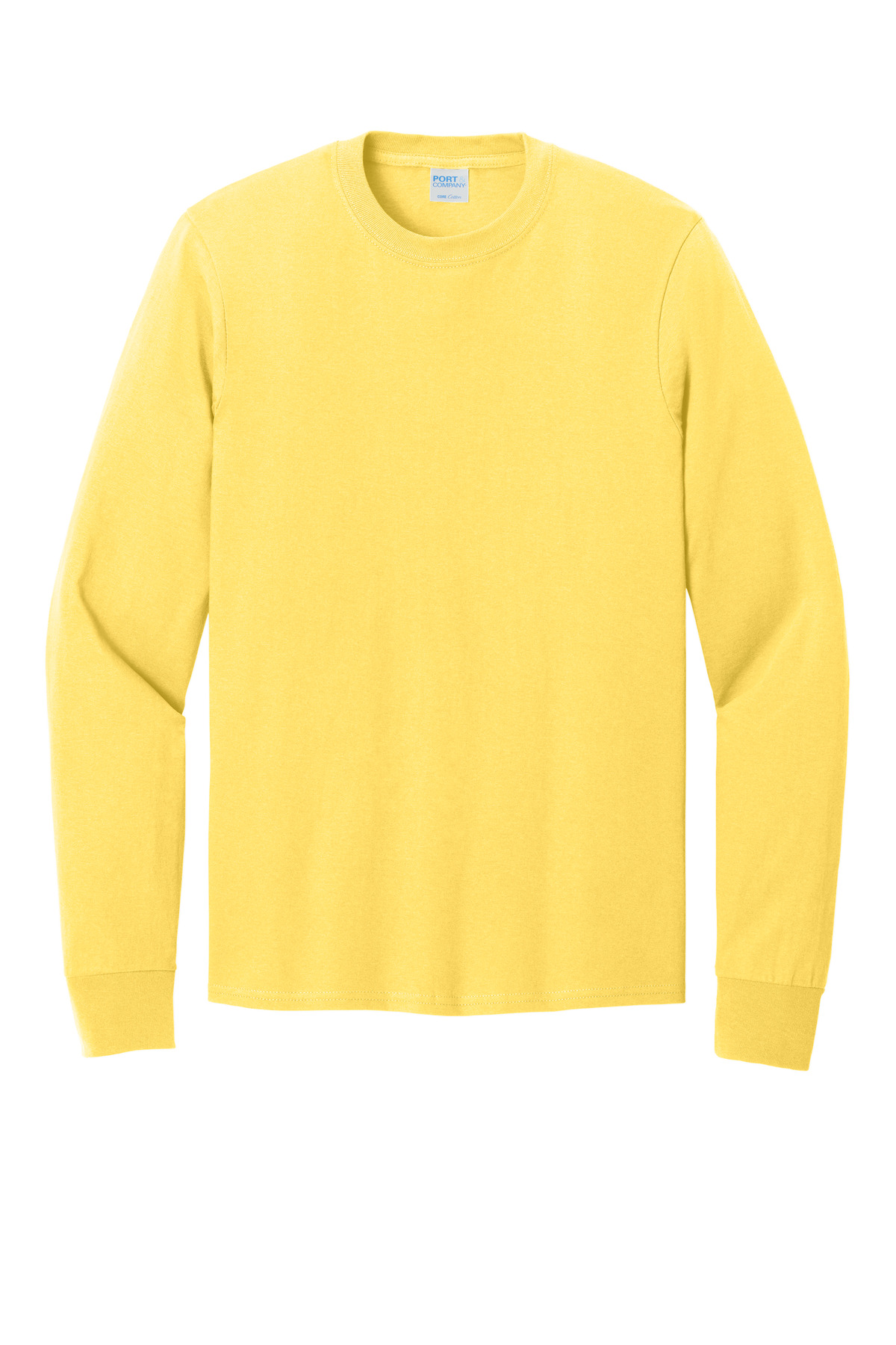 Port & Co Long Sleeve Core Cotton Tee. PC54LS 115