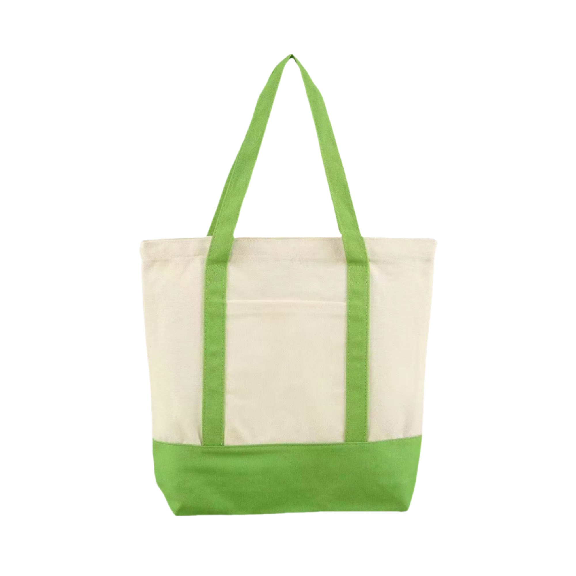 Canvas Tote Bag With An External Pocket, custom tote bag with logo imprint 4