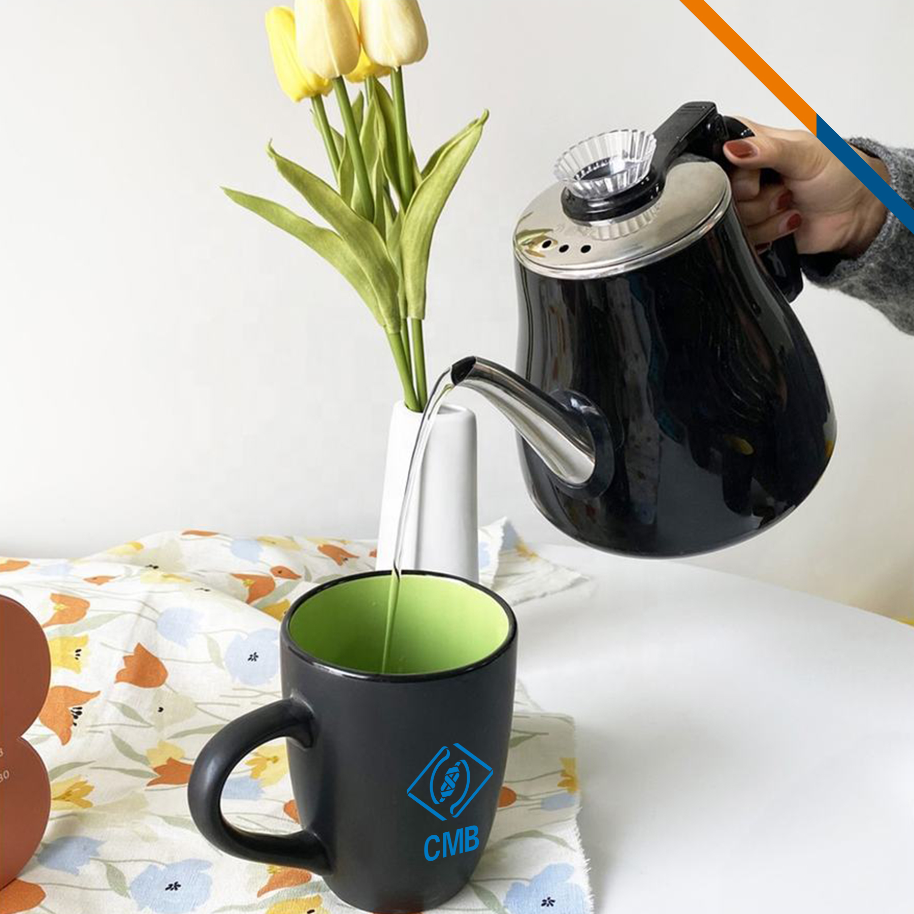 Vomo Ceramic Mug - 12 OZ. 5