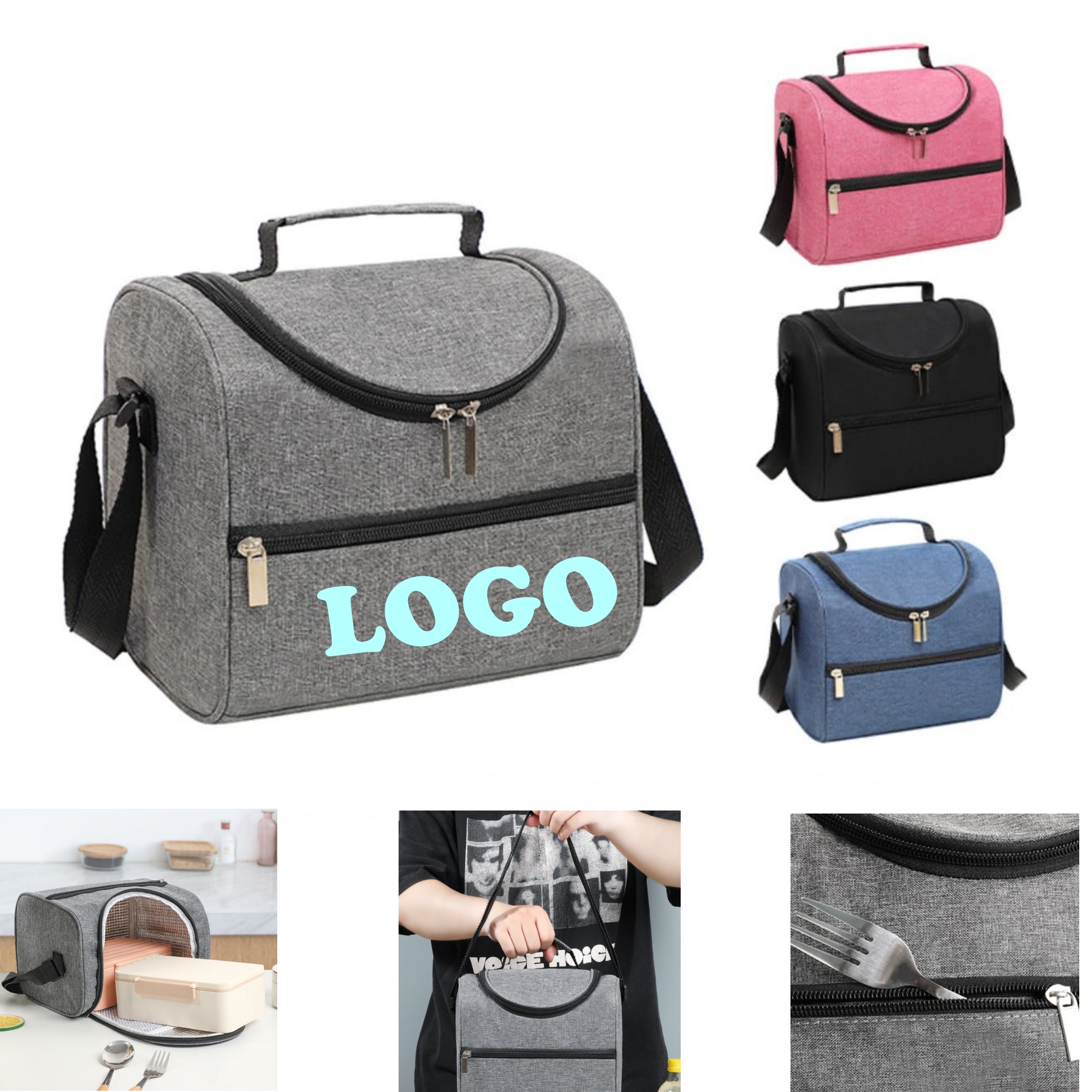 Crossbody Lunch Cooler Bag 4