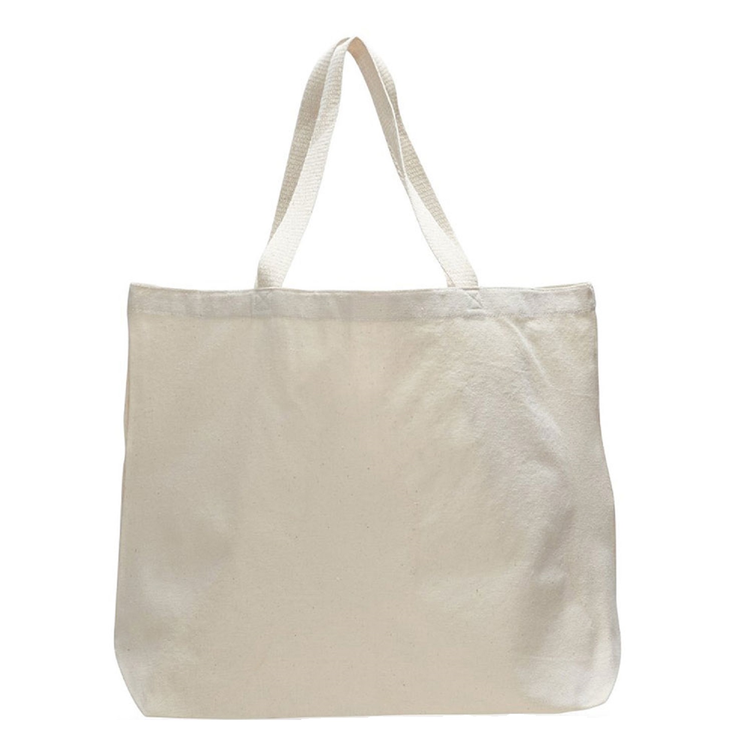 12 oz. Cotton Canvas Reusable Tote Bag 1