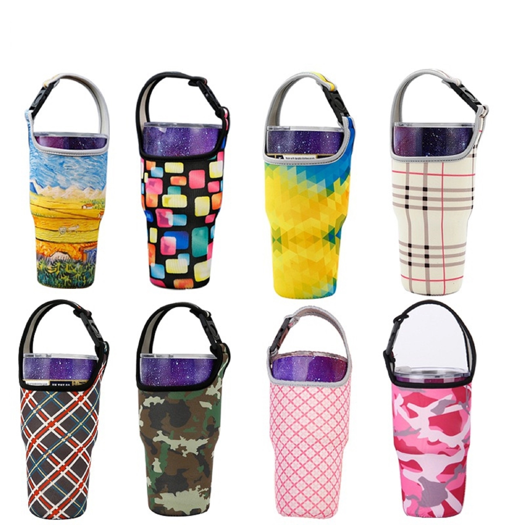 30 OZ Neoprene Tumbler Cooler, custom koozie with logo imprint 3
