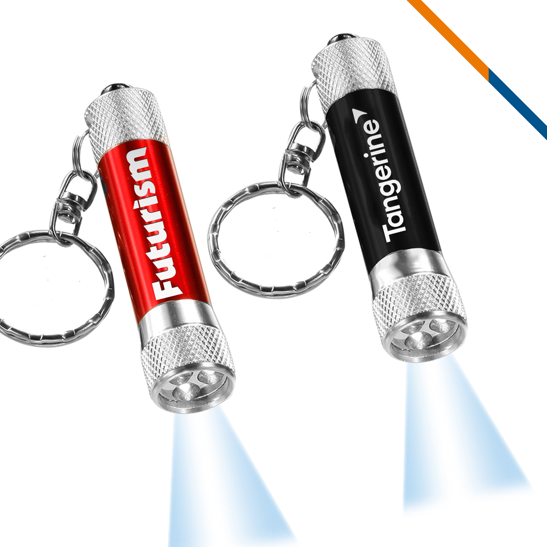 Bling LED Flashlight Keychain 7