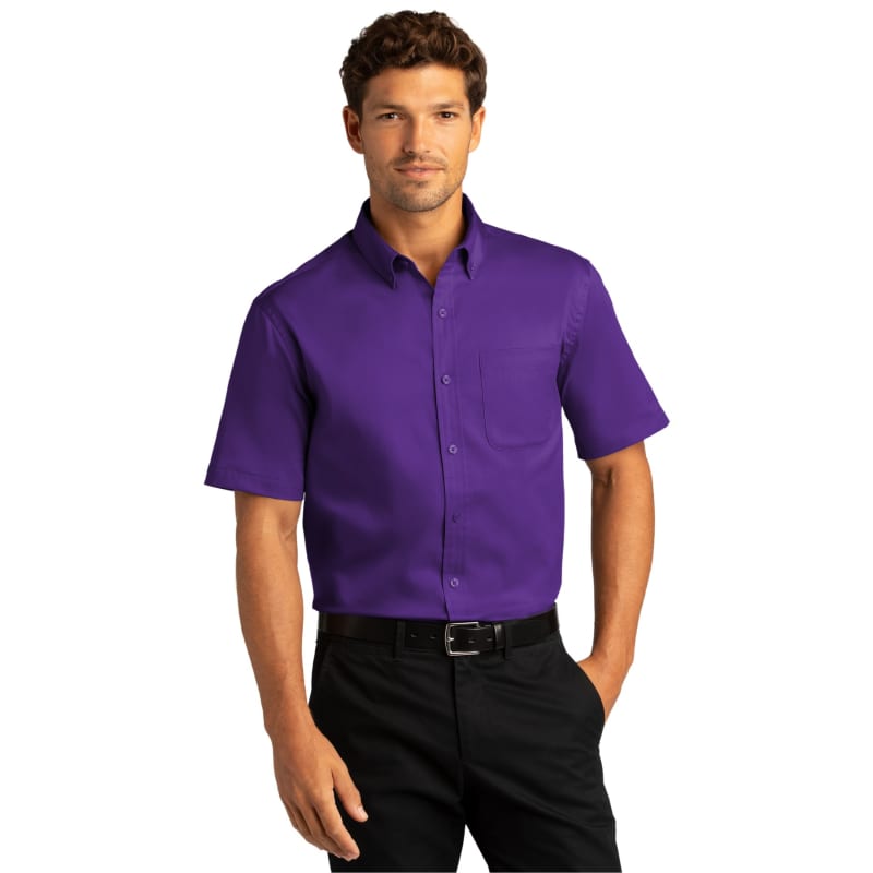 Port Authority Short Sleeve SuperPro React Twill Shirt. 15