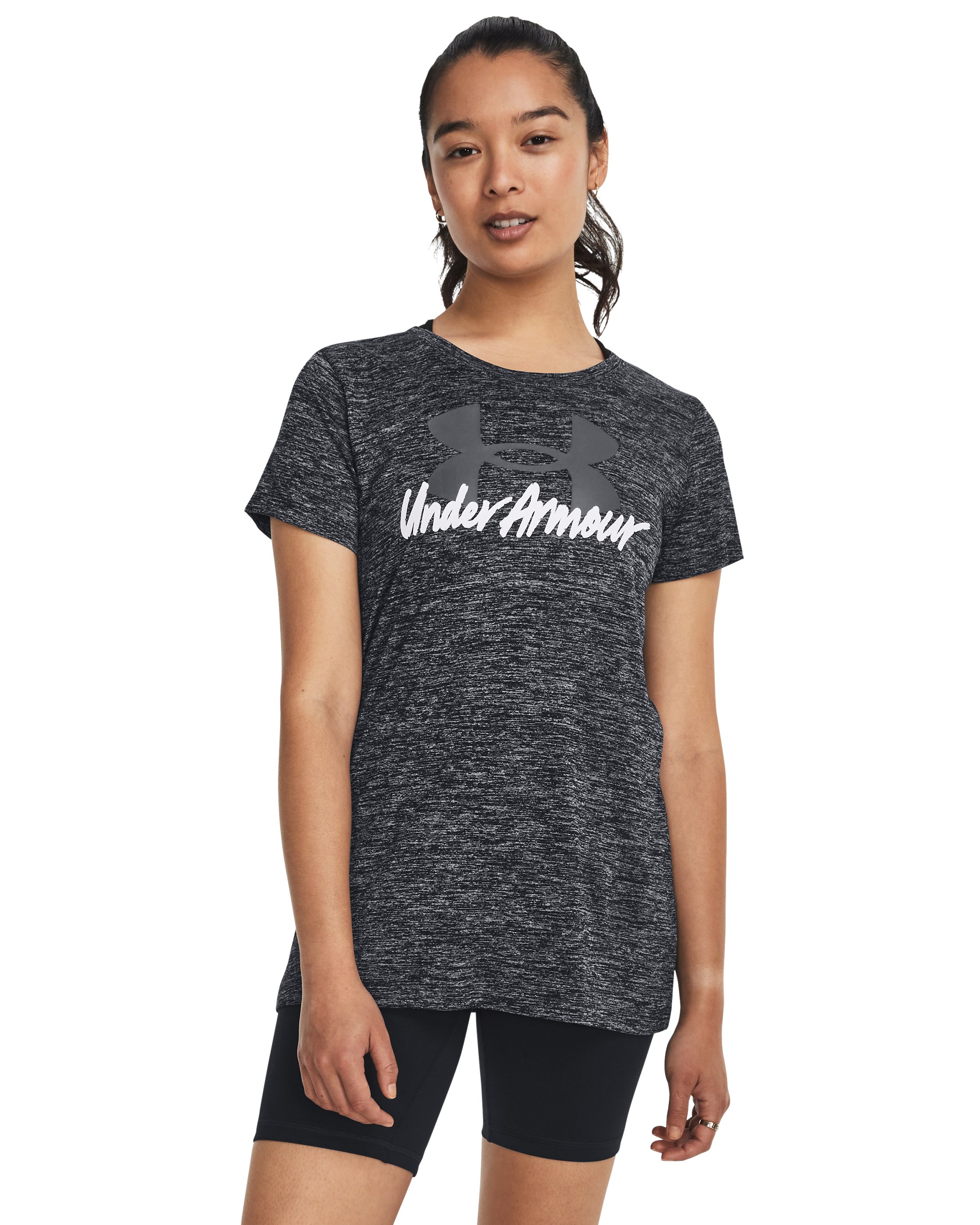 UA Tech Twist Graphic Women's Short Sleeve 6