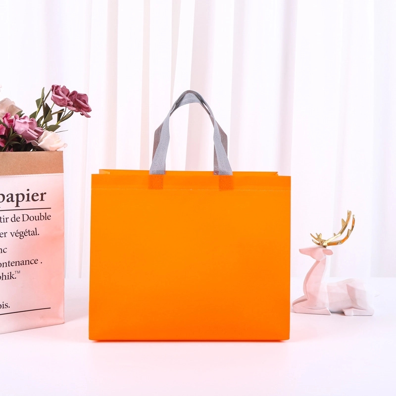Non-woven Portable Clothing Shopping Bag with Bottom&Side 13
