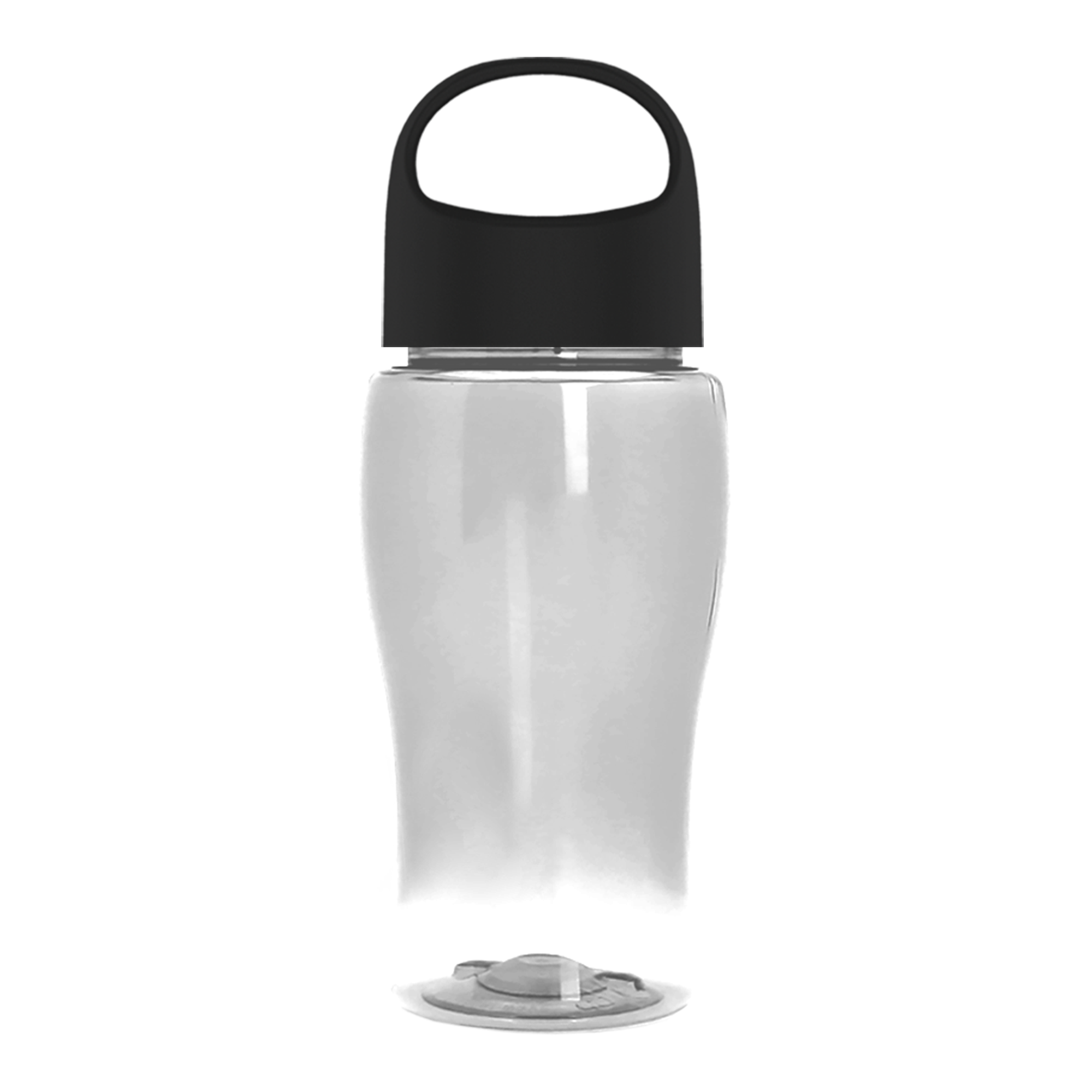 Poly-Pure Jr. - 18 oz. Transparent Bottle with Oval Crest 3