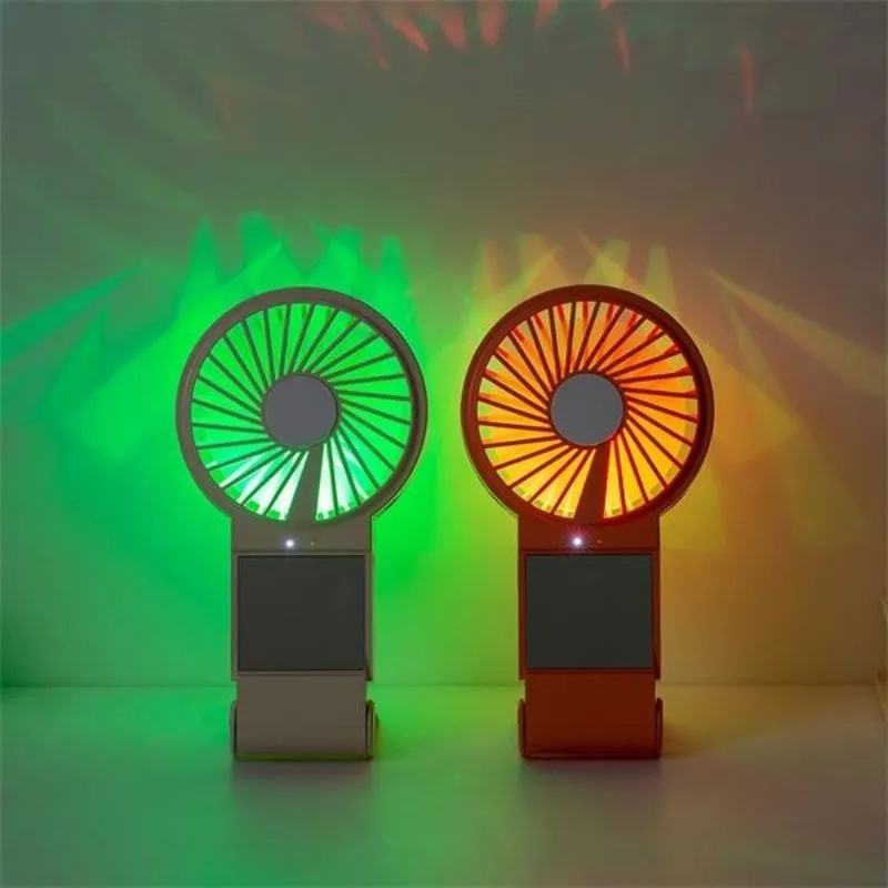 Mini Slim Fan With Makeup Mirror 5