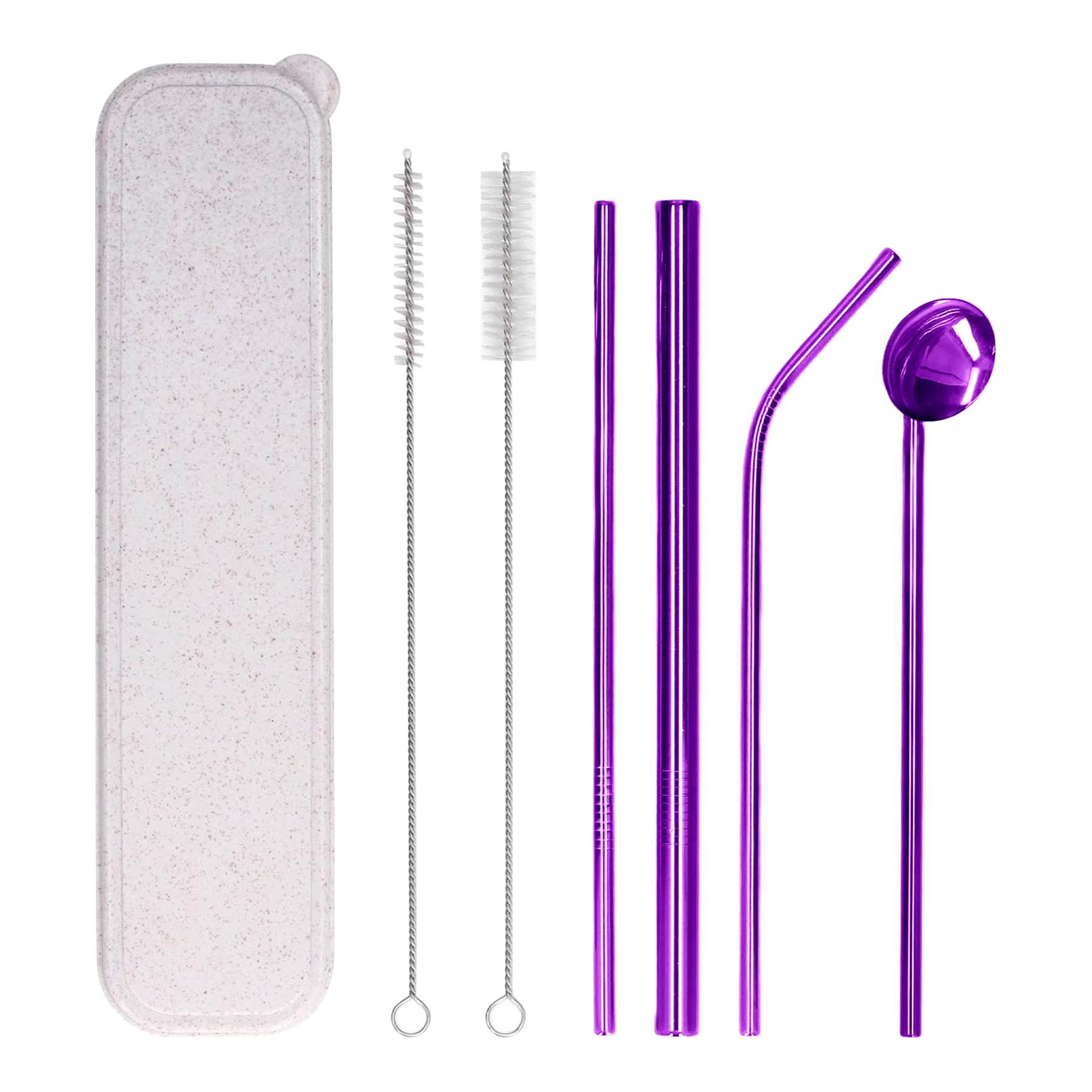 Stainless Steel Straw Set 5