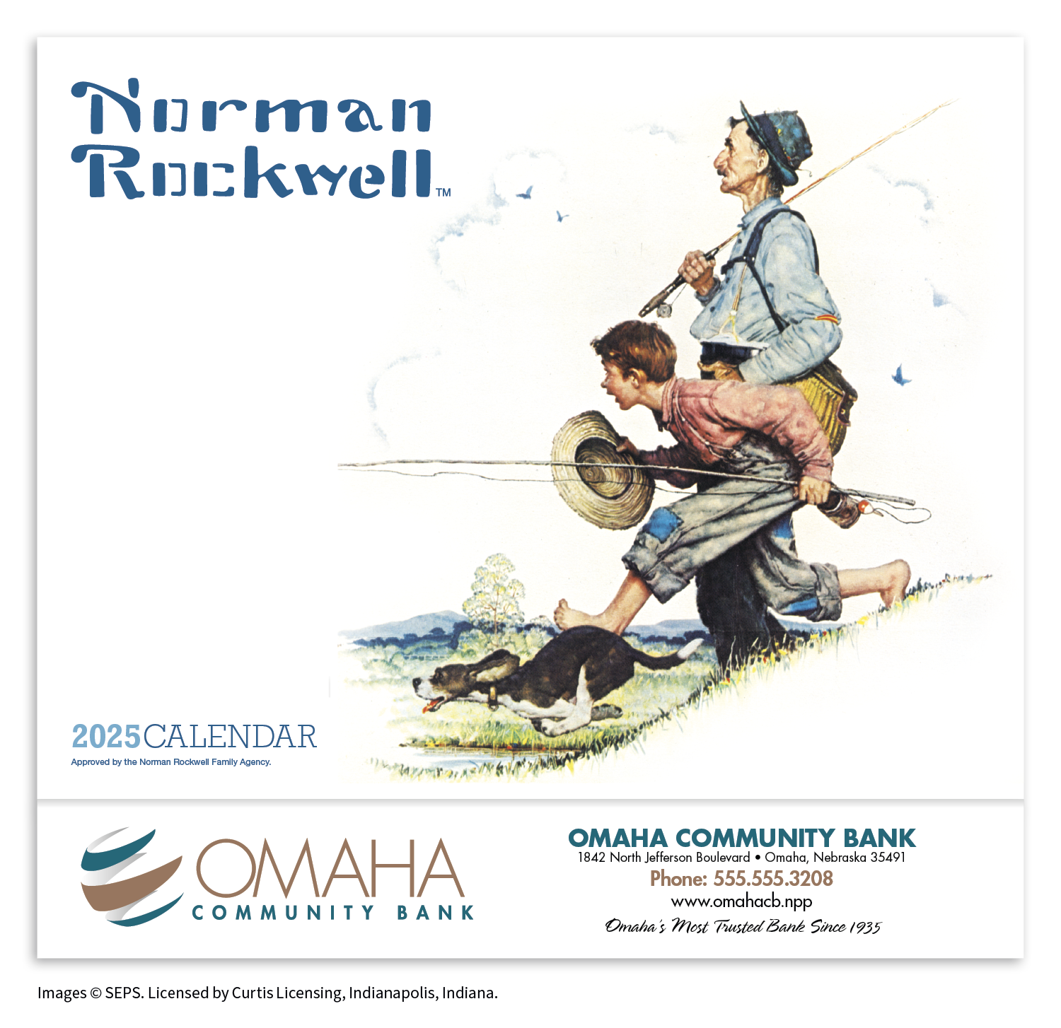 HotLine® Products Norman Rockwell Appointment Calendar - Stapled 4