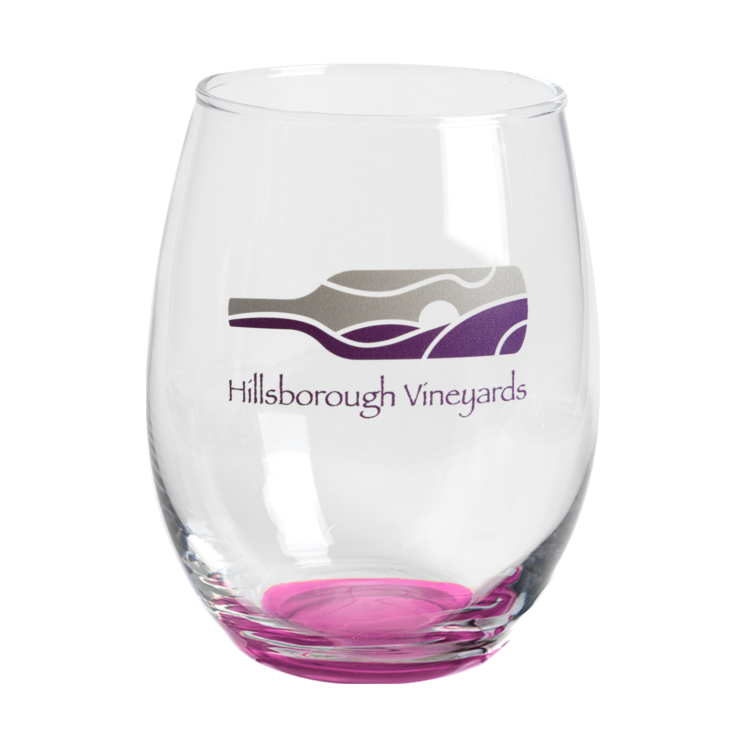 15 oz. Imported Stemless Wine Glass (2 Color Imprint) 4