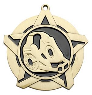 Wrestling Super Star Medal 2-1/4" 1
