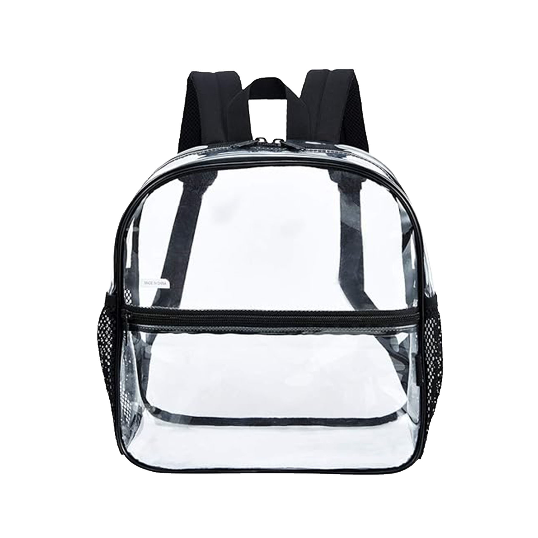 Stadium Approved Clear PVC Backpack- 12"w x 12"h x 6"d-Close Out 5