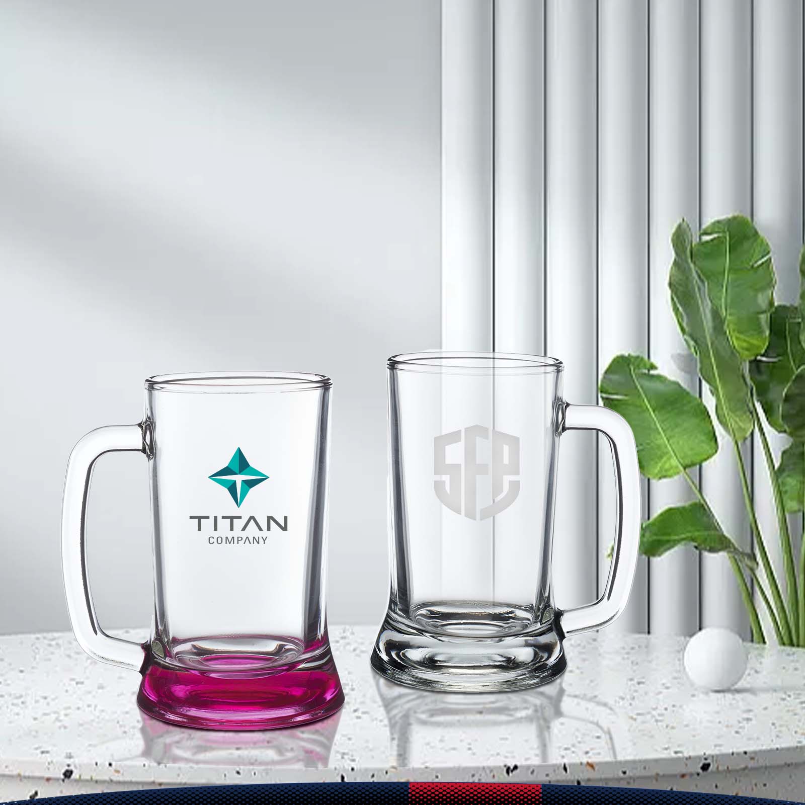 16.25 oz. Sialy Glass Beer Tankards 5