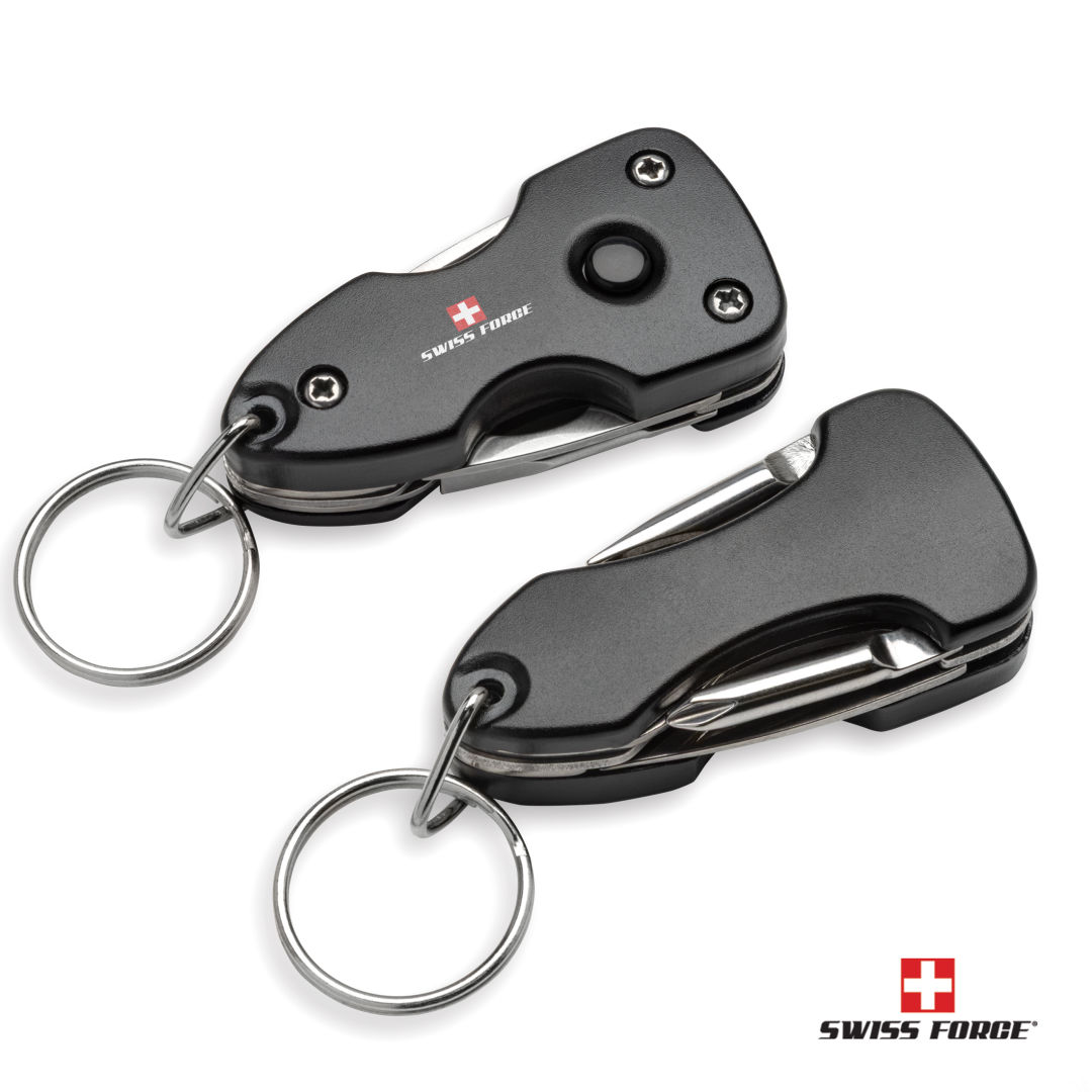 Swiss Force® Wildcub Multi-Tool & Flashlight Keyring 10
