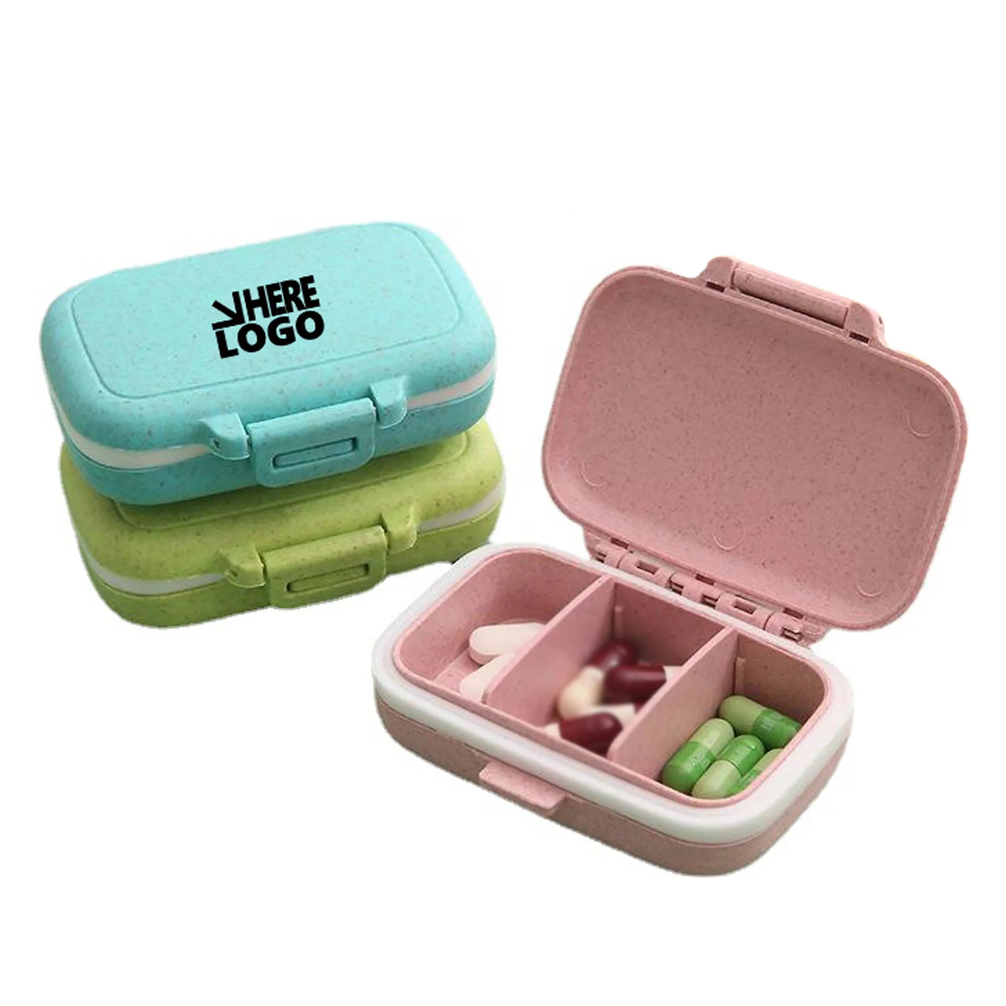 Portable Daily Pill Case MOQ 100PCS 2