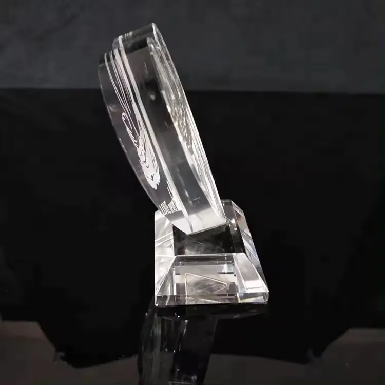 Souvenir Heart Shaped Crystal Award 6