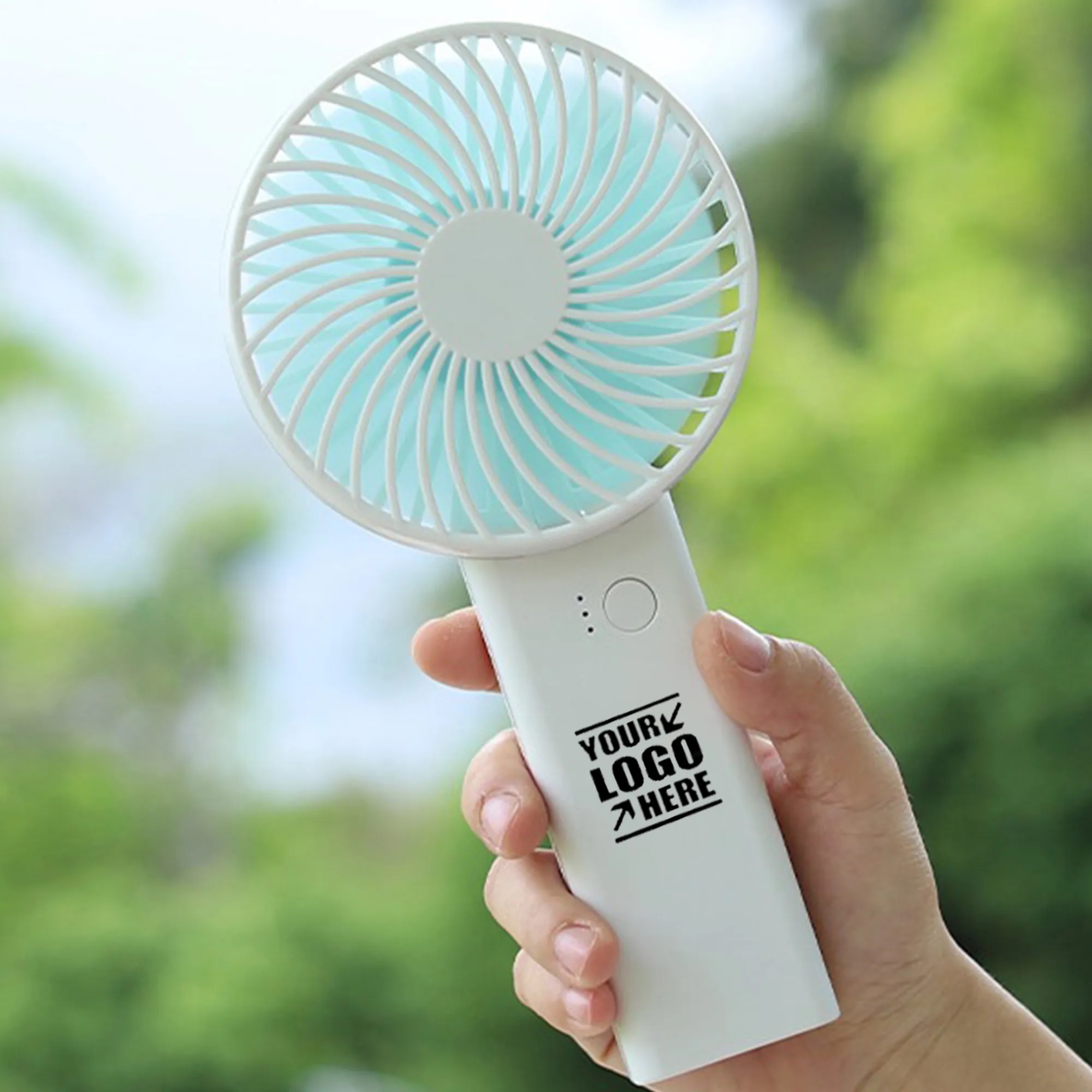 Mini USB Rechargeable Desktop Handheld Fan 4