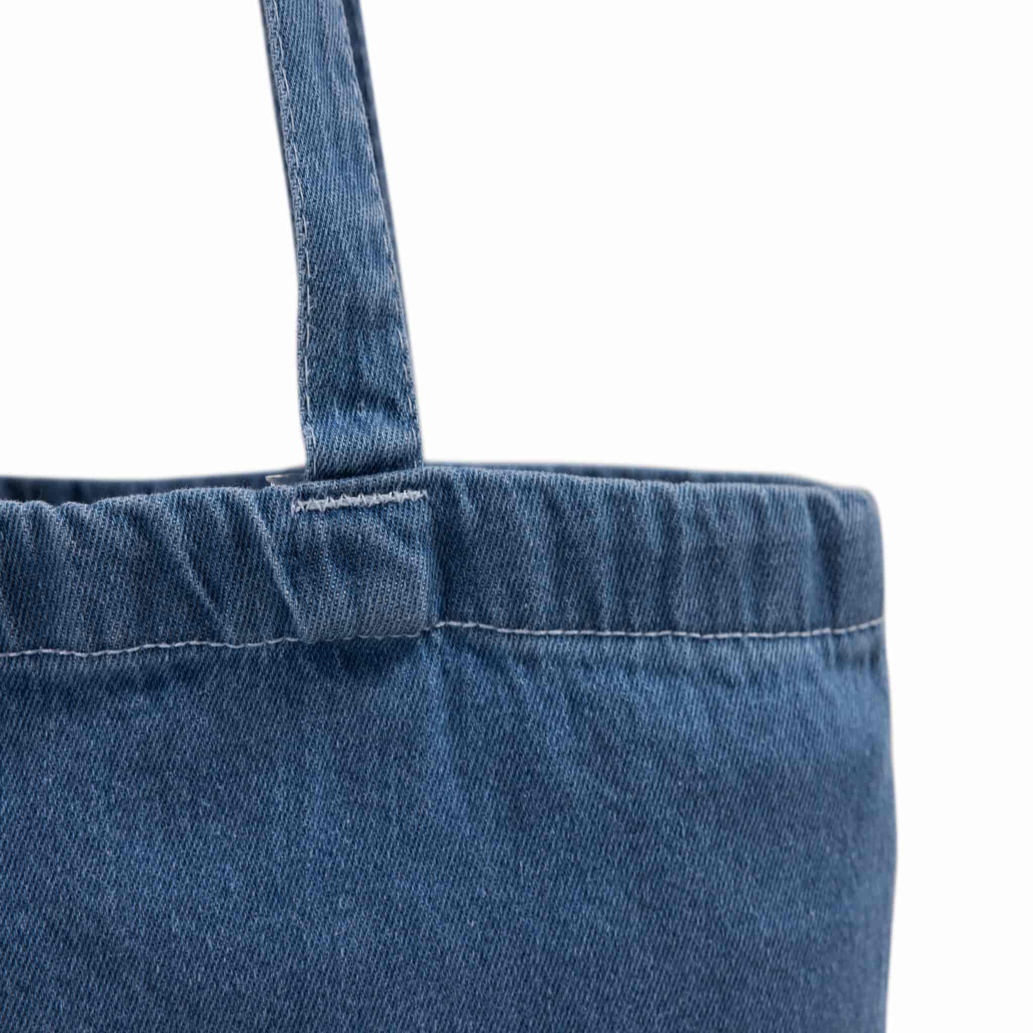 Denim Twill Tote Bag, custom tote bag with logo imprint 33
