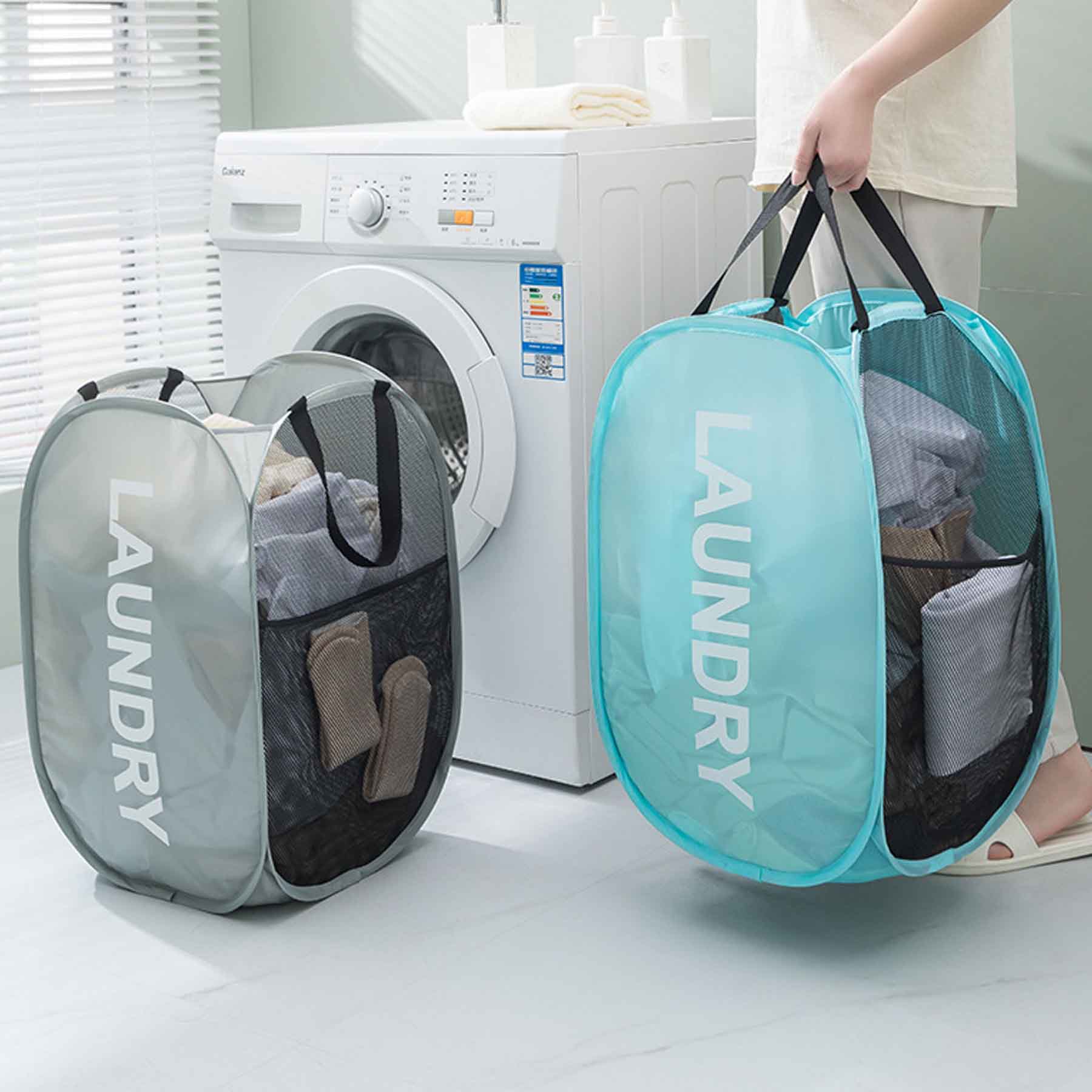 Foldable Household Storage Basket 3